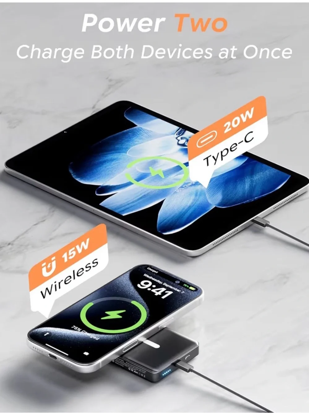 New BBD 20W Portable Power Bank in Black